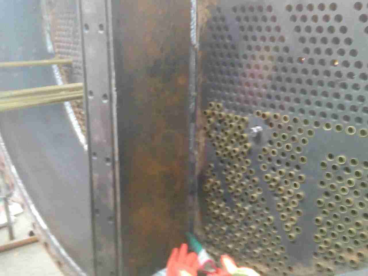 Condenser tube replacement